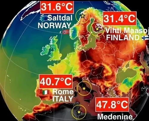 Почему в Европе так жарко?
